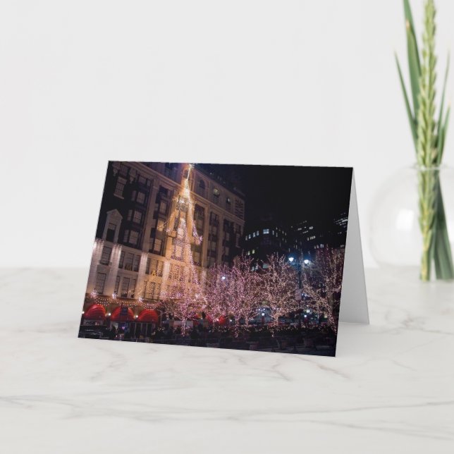 Cartes Pour Fêtes Annuelles Jours fériés Carré Manhattan (Devant)