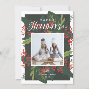 Cartes Pour Fêtes Annuelles Jours francs   Happy Holidays Photo