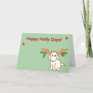 Cartes Pour Fêtes Annuelles Jours heureux de houx !