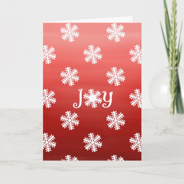 Cartes Pour Fêtes Annuelles Joy (Devant)