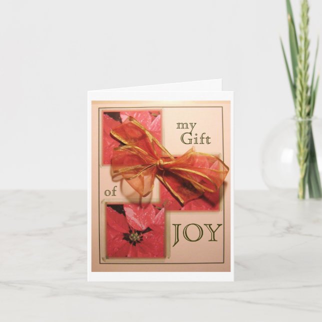 Cartes Pour Fêtes Annuelles Joy Christmas (Devant)