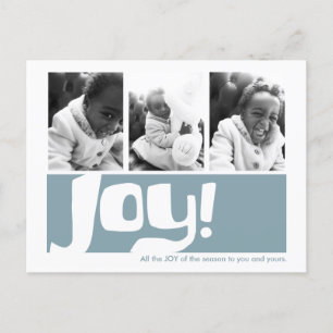 Cartes Pour Fêtes Annuelles Joy & Peace Triptych Postcard