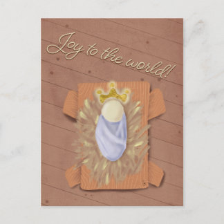 Cartes Pour Fêtes Annuelles Joy to the world postcard