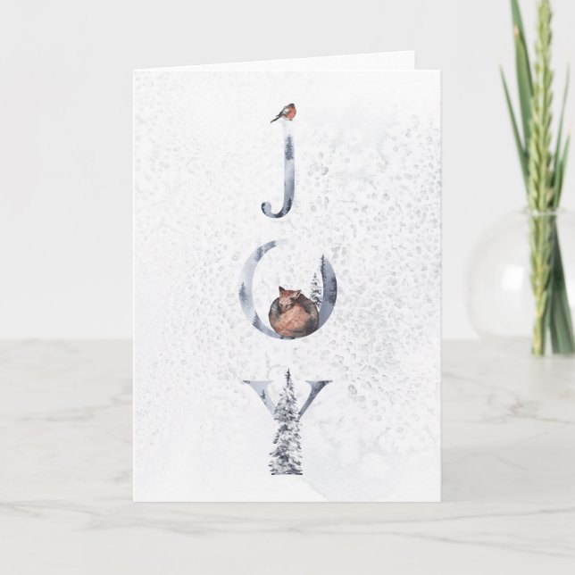 Cartes Pour Fêtes Annuelles Joy Yule (Devant)