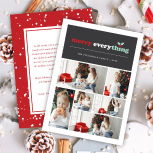 Cartes Pour Fêtes Annuelles Joyer tout Mod Color Blocs Mistletoe Photo