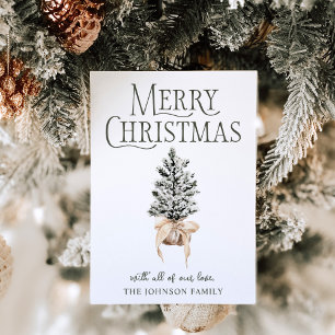 Cartes Pour Fêtes Annuelles Joyeuse ferme de Noël