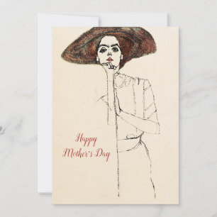 Cartes Pour Fêtes Annuelles Joyeuse fête des mères/cadeau pour maman/carte Vin