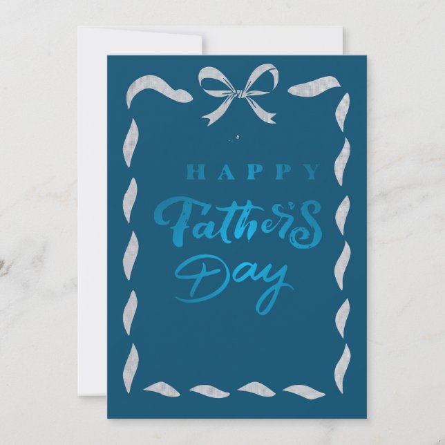 Cartes Pour Fêtes Annuelles Joyeuse Fête des Pères (Devant)