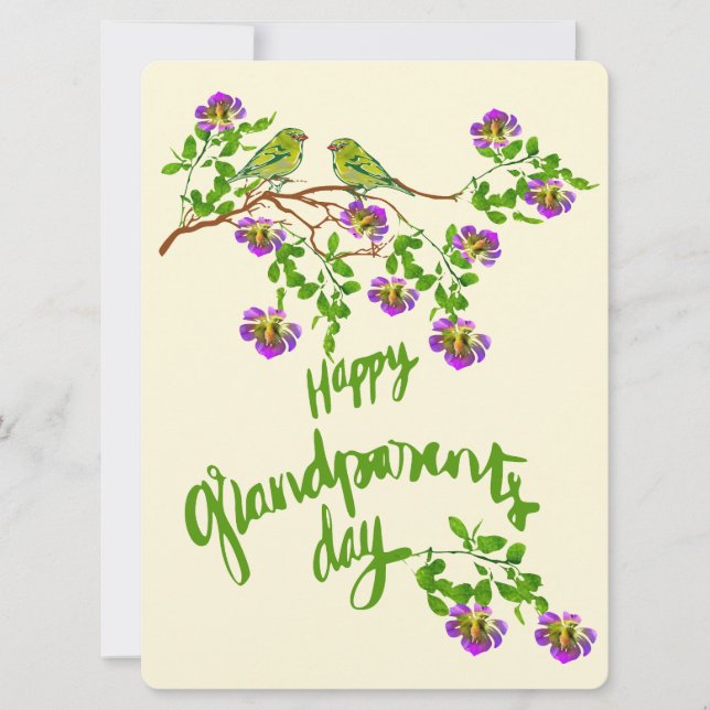 Cartes Pour Fêtes Annuelles Joyeuse Journée des grands-parents (Devant)