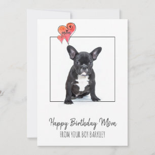 Cartes Pour Fêtes Annuelles Joyeuse maman d'anniversaire du chien