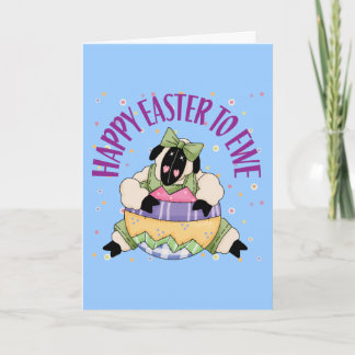 Cartes Pour Fêtes Annuelles Joyeuse Pâques à Ewe