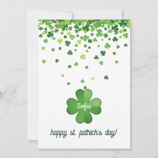 Cartes Pour Fêtes Annuelles Joyeuse Saint-Patrick – Célébration Irlandaise Cla