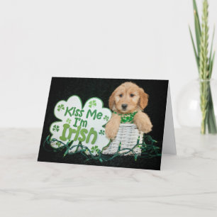Cartes Pour Fêtes Annuelles Joyeuse Saint-Patrick Chien