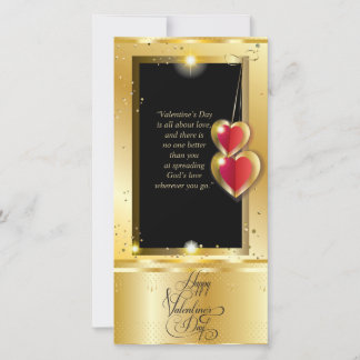 Cartes Pour Fêtes Annuelles Joyeuse Saint-Valentin Élégante Classique Magnifiq
