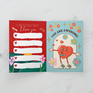 Cartes Pour Fêtes Annuelles Joyeuse Saint-Valentin – Fabriqué avec Amour