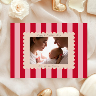 Cartes Pour Fêtes Annuelles Joyeuse Saint-Valentin Photo personnalisée Moderne