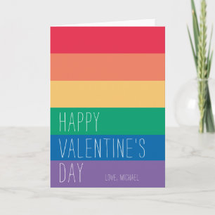 Cartes Pour Fêtes Annuelles Joyeuse Saint-Valentin Saint-Valentin arc-en-cie
