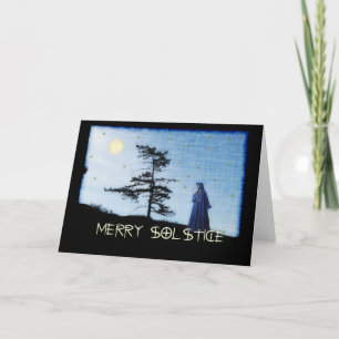 Cartes Pour Fêtes Annuelles Joyeuse soirée solstice
