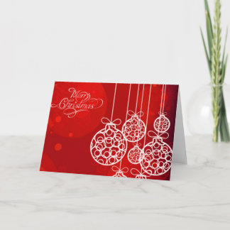 Cartes Pour Fêtes Annuelles Joyeuses boules de Noël 4