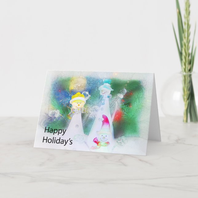 Cartes Pour Fêtes Annuelles Joyeuses Fêtes (Devant)