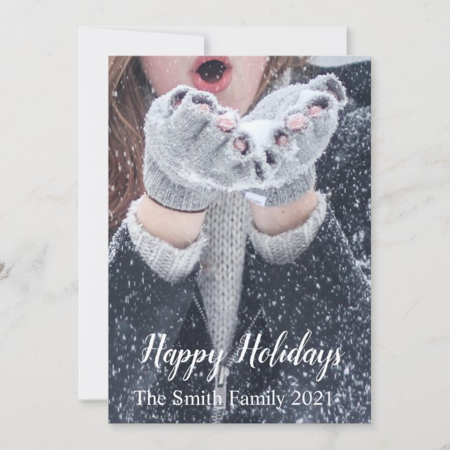 Cartes Pour Fêtes Annuelles Joyeuses fêtes (Devant)
