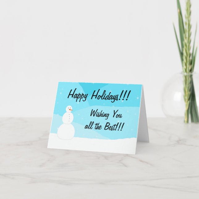 Cartes Pour Fêtes Annuelles Joyeuses fêtes (Devant)