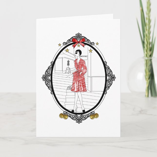 Cartes Pour Fêtes Annuelles Joyeuses Fêtes (Devant)