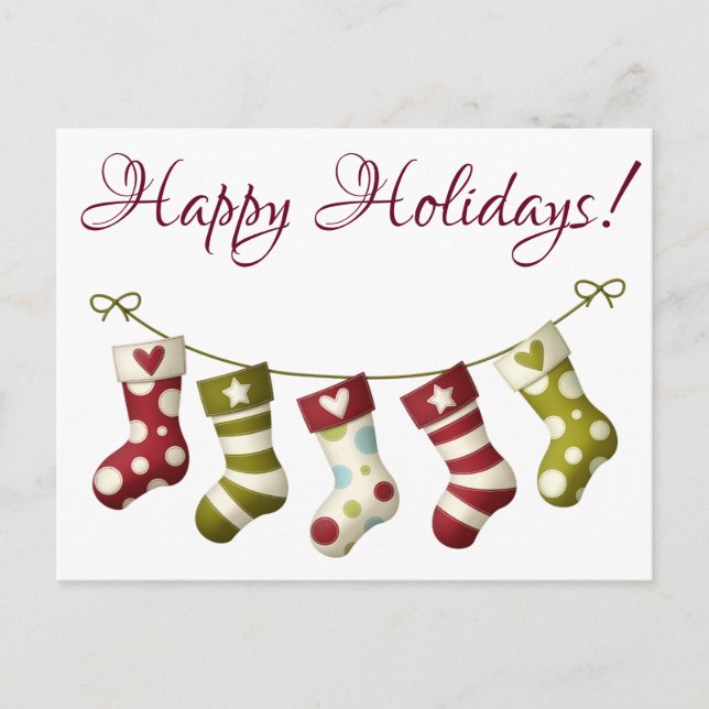 Cartes Pour Fêtes Annuelles Joyeuses fêtes (Devant)