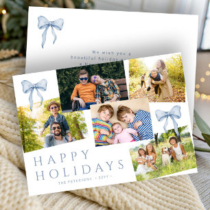 Cartes Pour Fêtes Annuelles Joyeuses Fêtes 5 photo élégant noeud de Noël
