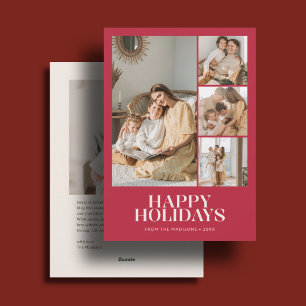 Cartes Pour Fêtes Annuelles Joyeuses Fêtes de fin d'année Noël 5 Photo Ivoire