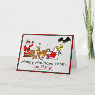 Cartes Pour Fêtes Annuelles Joyeuses fêtes du Gang !