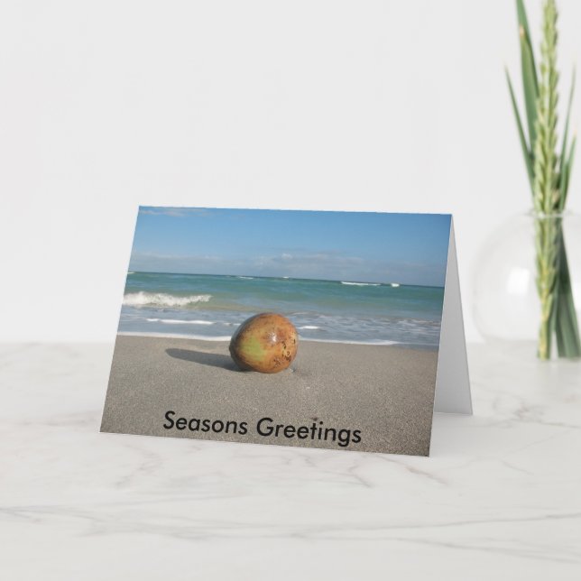 Cartes Pour Fêtes Annuelles Joyeuses Fêtes du paradis (Devant)