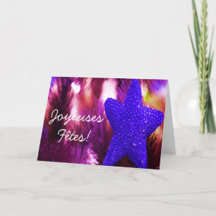 Cartes Pour Fêtes Annuelles Joyeuses Fêtes et bonne année Blue Star II