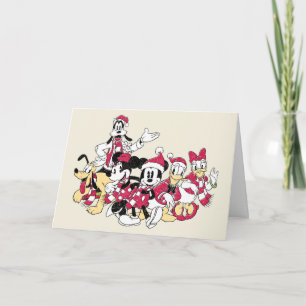 Cartes Pour Fêtes Annuelles Joyeuses fêtes   Mickey & Friends Christmas Cheval