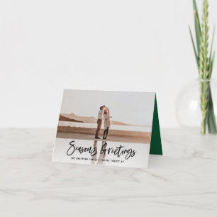 Cartes Pour Fêtes Annuelles Joyeuses Fêtes moderne, minima photo noël