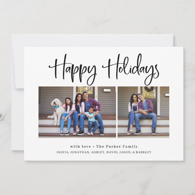Cartes Pour Fêtes Annuelles Joyeuses fêtes | Multiphoto moderne (Devant)