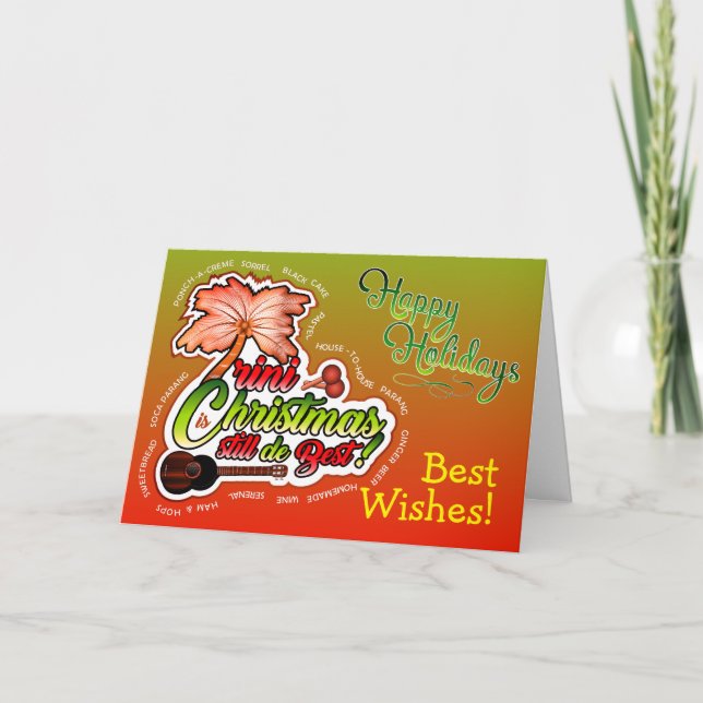 Cartes Pour Fêtes Annuelles Joyeuses fêtes / Noël à Trini (Devant)