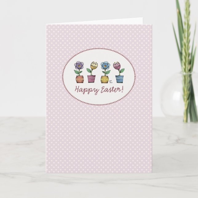 Cartes Pour Fêtes Annuelles Joyeuses Pâques ! (Devant)