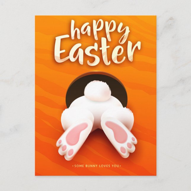 Cartes Pour Fêtes Annuelles Joyeuses Pâques (Devant)