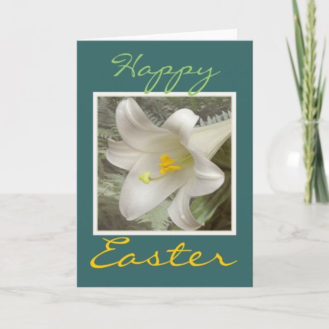 Cartes Pour Fêtes Annuelles Joyeuses Pâques (Devant)