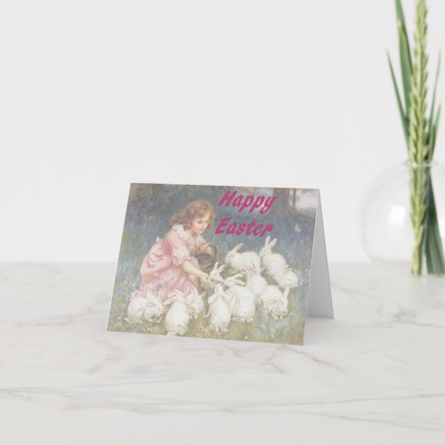 Cartes Pour Fêtes Annuelles Joyeuses Pâques (Devant)