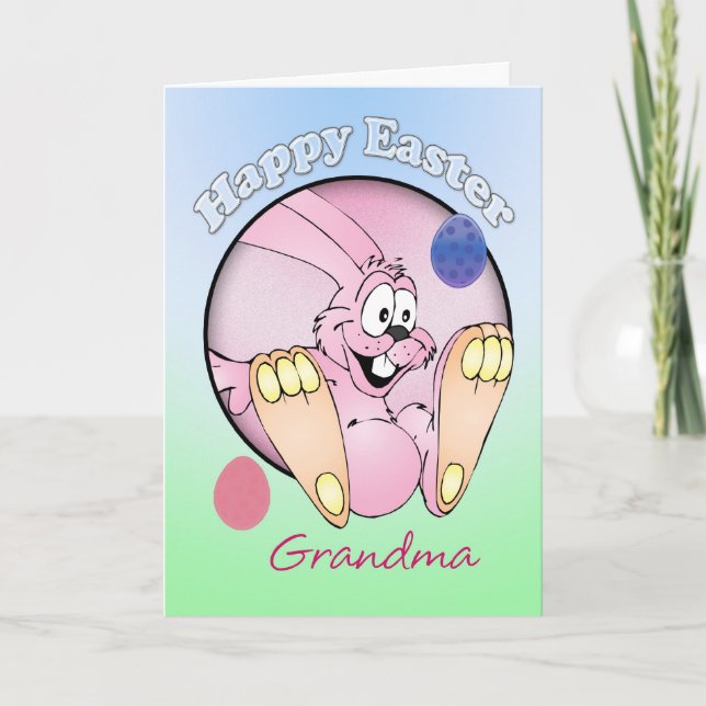 Cartes Pour Fêtes Annuelles Joyeuses Pâques - grand-maman (Devant)