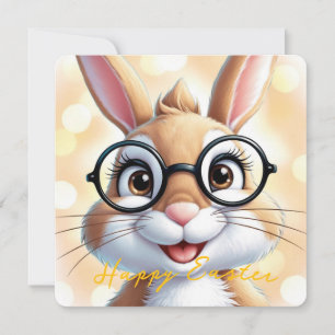 Cartes Pour Fêtes Annuelles Joyeuses Pâques joli Lapin 