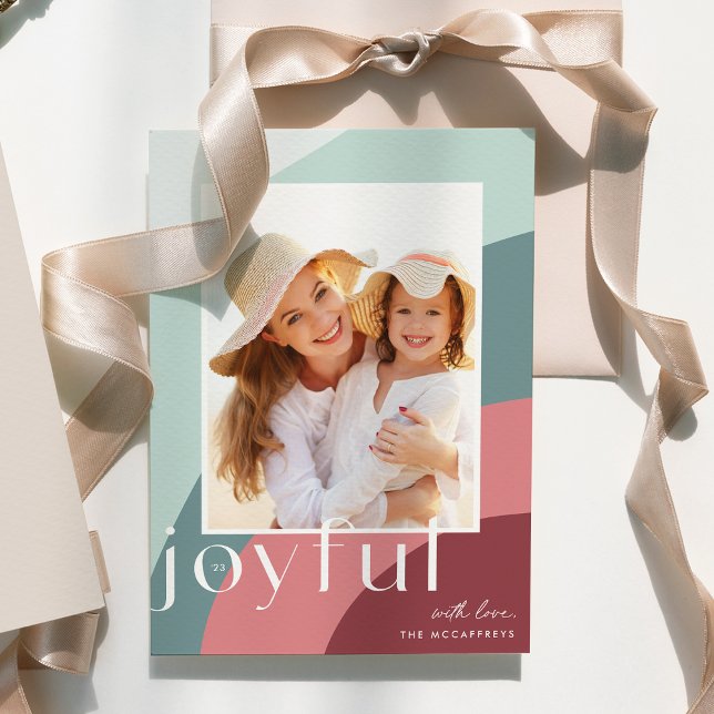 Cartes Pour Fêtes Annuelles Joyeuses Shades | Photo verticale (Créateur téléchargé)