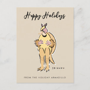 Cartes Pour Fêtes Annuelles Joyeuses vacances de la Holiday Armadillo