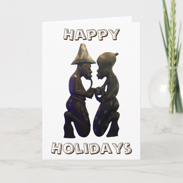 Cartes Pour Fêtes Annuelles Joyeuses vacances Hakuna Matata Avoir des graphiqu (Devant)
