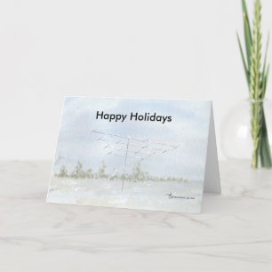 Cartes Pour Fêtes Annuelles Joyeuses vacances Ham Salutation