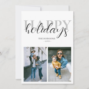 Cartes Pour Fêtes Annuelles Joyeuses vacances photo moderne