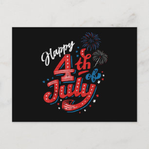 Cartes Pour Fêtes Annuelles Joyeux 4 juillet Cool Jour de l'Indépendance Patri