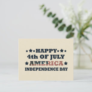 Cartes Pour Fêtes Annuelles Joyeux 4 juillet fête de l'indépendance Amérique